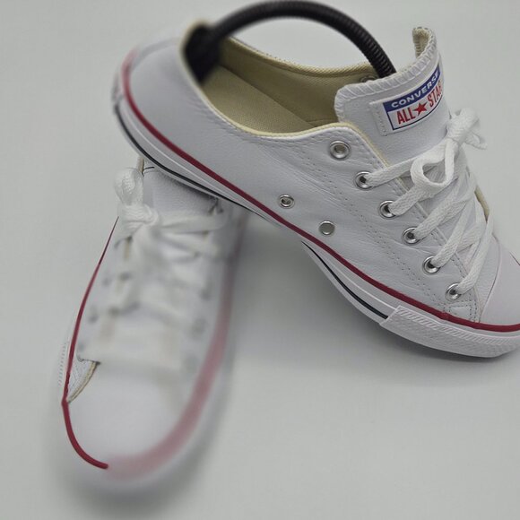Converse All Stars Other - Converse White Leather Chuck Taylor All Star – NWOT W 9.5 M 7.5 Unisex